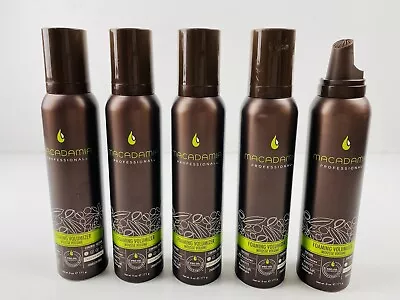 5 X Macadamia Professional Foaming Volumizer Mousse Volume 6 Oz NEW • $24.99