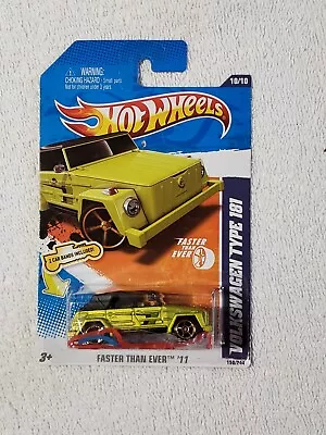 2011  Hot Wheels Volkswagen Type 181 Faster Than Ever With Rubber Car Bands  • $4.50