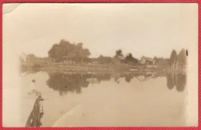 Marshall Texas Lake 1909 Real Photo Postcard • $9.99