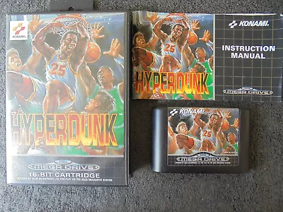 HYPERDUNK - Sega Mega Drive Megadrive - PAL VGC Complete Cleaned & Tested • $69.95