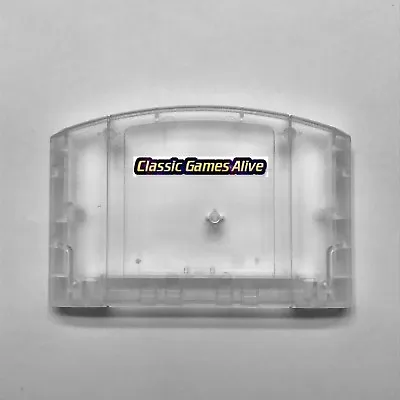 N64 Nintendo 64 Replacement Clear Transparent Case Cart Shell • $39.99