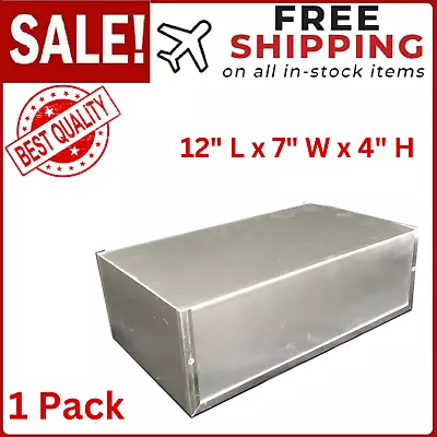 Aluminum Electronics Enclosure Project Box Case Metal Electrical 12X7X4 • $57.97