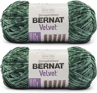 Bernat Velvet Yarn Pine 2 Pack • $27.47