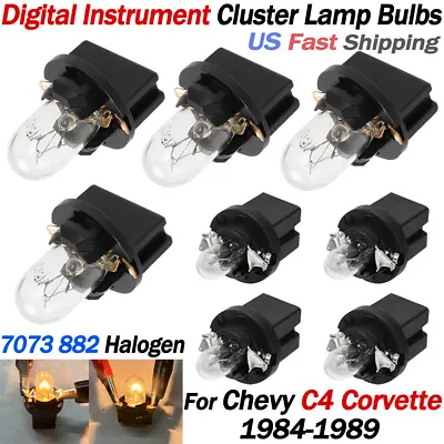 For 1984-89 Chevrolet Corvette C4 Dash Instrument Cluster Lamps 7073 882 Halogen • $13.99