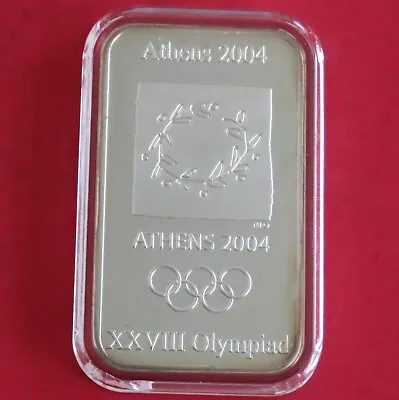 Athens 2004 Olympic Games Host City Silver Proof Ingot - London 2012 • £49.95