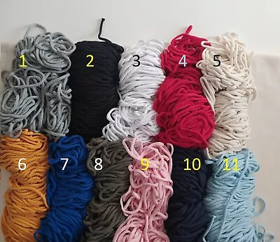 Drawstring Piping Cotton Cord 7mm - Free Delivery Uk • £1.99