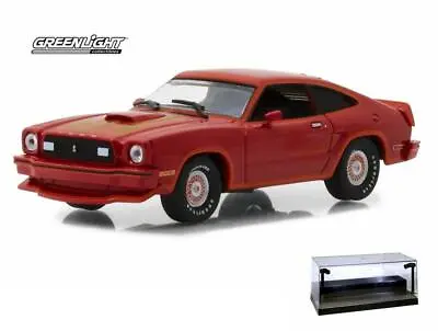 Diecast Car W/led Case 1978 Ford Mustang Ii King Cobra W/greenlight 86321 1/43 • $32.99