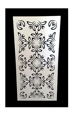 £36.99 • Buy MDF Radiator Screen Panel. Decorative CNC Cut 4ft X 2ft. Primed White. 5 Designs