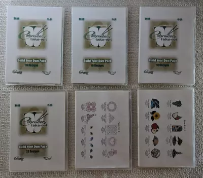 OeSD Machine Embroidery Build Your Own Pack Take Out Designs Six CDs 70 Designs • $27.95