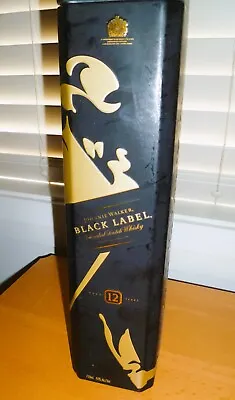 Johnnie Walker Black Label Empty Tin No Bottle • $10