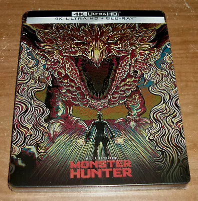 Monster Hunter 4K UHD + Blu-Ray New [Steelbook] Sealed Action Fantasy A-B-C • $75.07