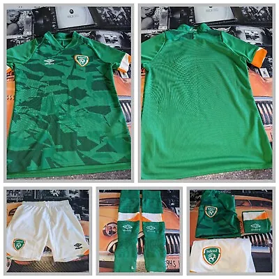 £17 • Buy Republic Of Ireland Football Kit Kids Age 8-9 Years