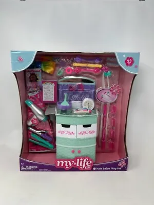 My Life As Hair Salon Play Set For 18  Dolls 44 Piece Set New & Sealed • $31.99