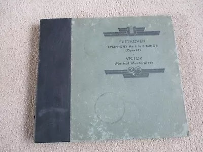 Beethoven Symphony No. 5 In C Minor 78 Rpm Box Set World’s Greatest Music Victor • $3.99