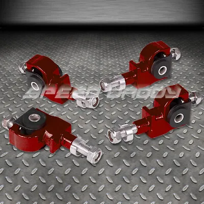 Adjustable Front Camber Adjuster Kit For 90-97 Accord/civic/92-96 Prelude Red • $20.99
