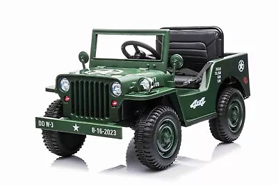 £179.99 • Buy Electric Ride On Car 4wd 12v Jeep Vintage Classic Kids Childrens Parental Remote