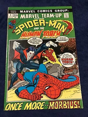 MARVEL TEAM-UP #3 SPIDER-MAN/HUMAN TORCH And 3rd Appearance Of MORBIUS!💥 Nice🔥 • $2