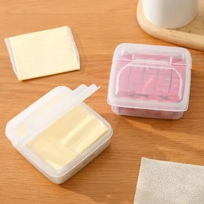Japanese Butter Block Box Plastic Cheese Storage Containers  Kitchen • $16.27