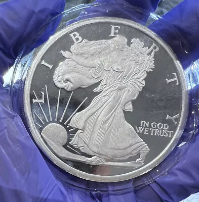 5 Oz Walking Liberty Silver Round (New) Mint Sealed ***special** • $189.99