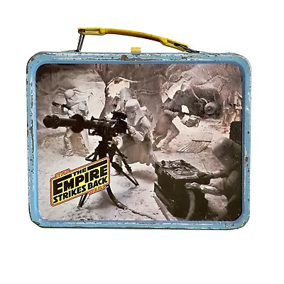 Vintage 1980 - Star Wars Empire Strikes Back Metal Lunch Box • $44.99