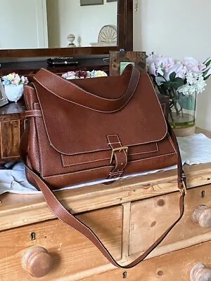 MULBERRY Chiltern Satchel In Oak Leather. Pre Loved. • £350