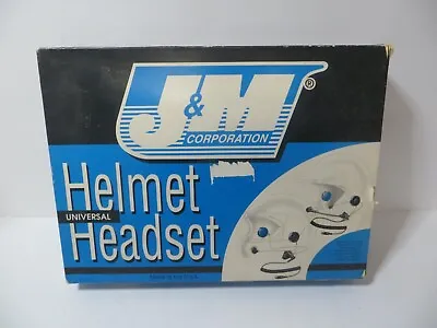 J&M Universal Helmet Headset HS-4119 - Motorcycle • $99.99