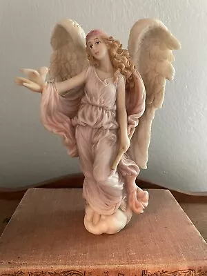 Vintage 1990s Seraphim Classics Angel Isabel Gentle Spirit Holding Dove 7.5”Tall • $22.99