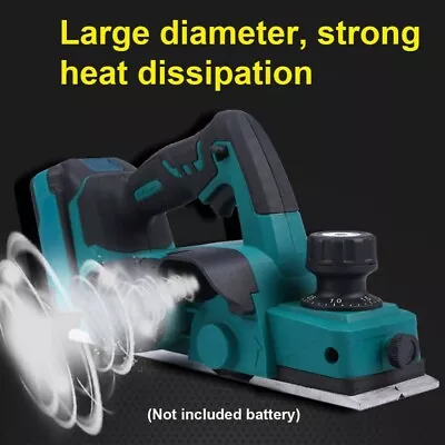 15000rpm Rechargeable Electric Planer Cordless Manual Wood Cutting For Makita 18 • $90.24