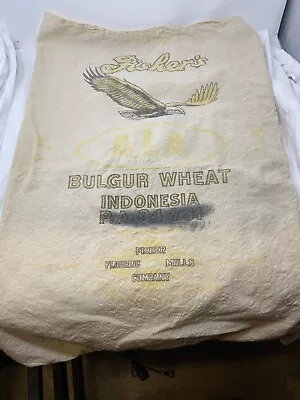 Vintage Grain/Feed Sack/Bag - Fisher's Wheat - 31  X 20  - Eagle Logo (6 Avail) • $15