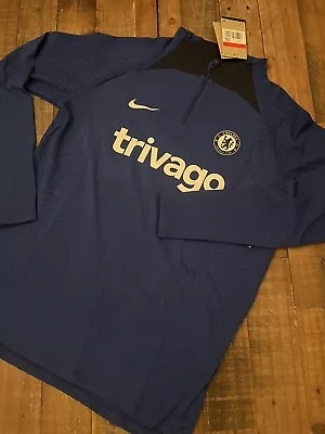 Blue Chelsea FC Nike Training 1/4 Zip PLAYER EDITION • £32.50