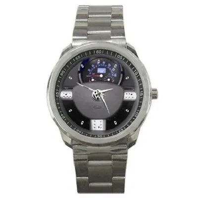 Nice Hot 2006 Vw Beetle Steering Wheel Sport Metal Watch • $24.99