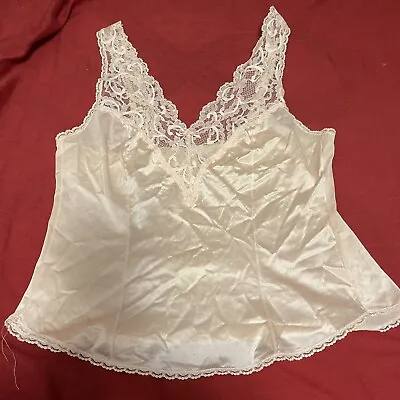 Vintage Maidenform Sweet Nothings Camisole Top!  Size 34. Light Pink • $18.99