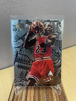 Michael Jordan 1995-96 Fleer Metal #212 Chicago Bulls Nuts & Bolts • $10