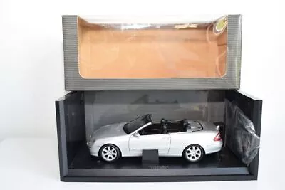 B17 1:18 Kyosho Mercedes-benz Clk Cabrio Met. Gray Exib Dealer Rare! • $191.94