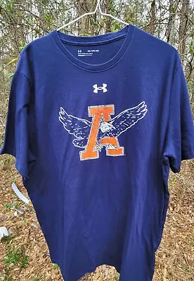 Auburn University Tigers Under Armour Adult 2xl Classic Logo Shirt Nice Shape  • $14