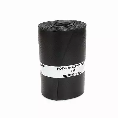Dpc Polythene Damp Proof Course - Multi Width 30m Rolls • £11.99