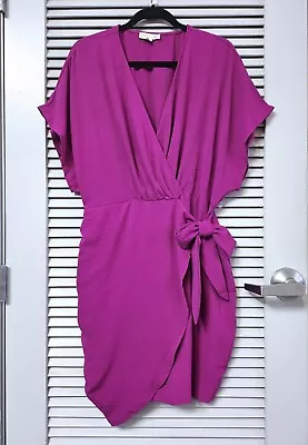 Magenta Dolman Wrap Style Dress XL • $20