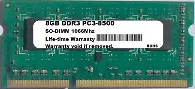 8GB Module SODIMM MacBook Pro Mid 2010 A1278 MC374LL/A MC375LL/A Memory Ram • $16.99