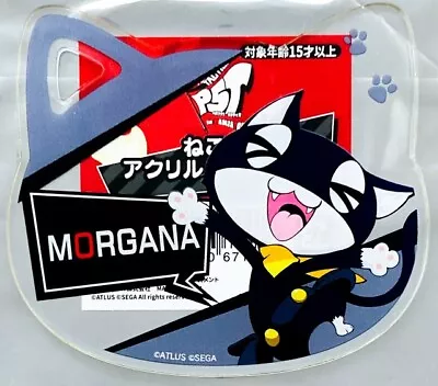 PERSONA 5 TACTICA In NAMJA TOWN Morgana (Mona) Cat-shaped Acrylic Coaster B • $12