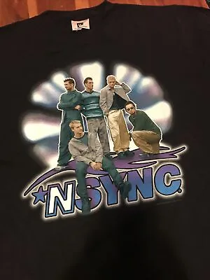Vintage 1999 *Nsync World Tour Merch T Shirt Sz M Winterland Tag Rare Vtg • $45