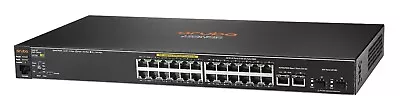 HP Aruba 2530-24-PoE+ 10/100 24 Port Managed Switch With Brackets HP J9779A • £100