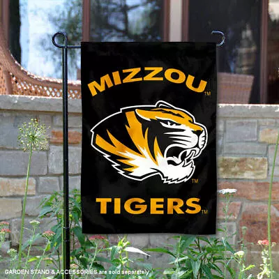 Missouri Mizzou Tigers Black Garden Flag And Yard Banner • $16.95