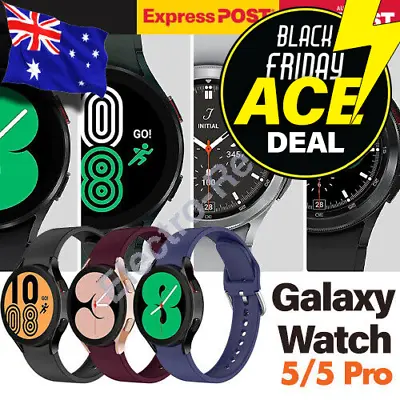 Silicone Band Strap For Samsung Galaxy Watch 5 Pro 45mm 4 Classic 40/42/44/46mm • $7.95