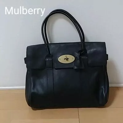 Mulberry Bayswater Black Handbag Shipped From Japan • $460