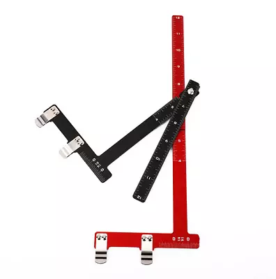 Archery L Square Ruler Bow Tuning Tool Foldable Arrow Nocking Points Measurement • $17.09