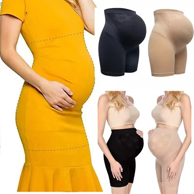 £14.79 • Buy UK Maternity Shapewear Seamless High Waist Support Pregnancy Panties For Dresses