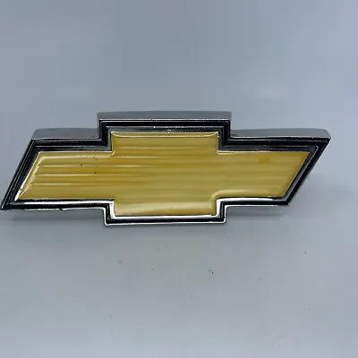 Genuine CHEVROLET YELLOW BOWTIE BADGE METAL Emblem Heavy - Fit Chev Holden RARE! • $45