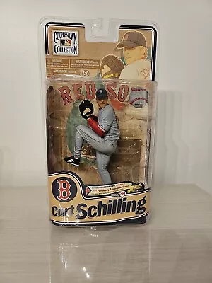 Curt Schilling Mcfarlane Figure Cooperstown Series 8 Boston Red Sox • $18.47