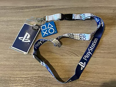 Sony PlayStation Keychain Lanyard Sticker Bioworld Bundle Lot • $13