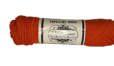 Elsa Williams Needlepoint Yarn Wool 40 Yard Skein #N223 Orange Made In USA • $4.99